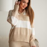 Striped polo suit
