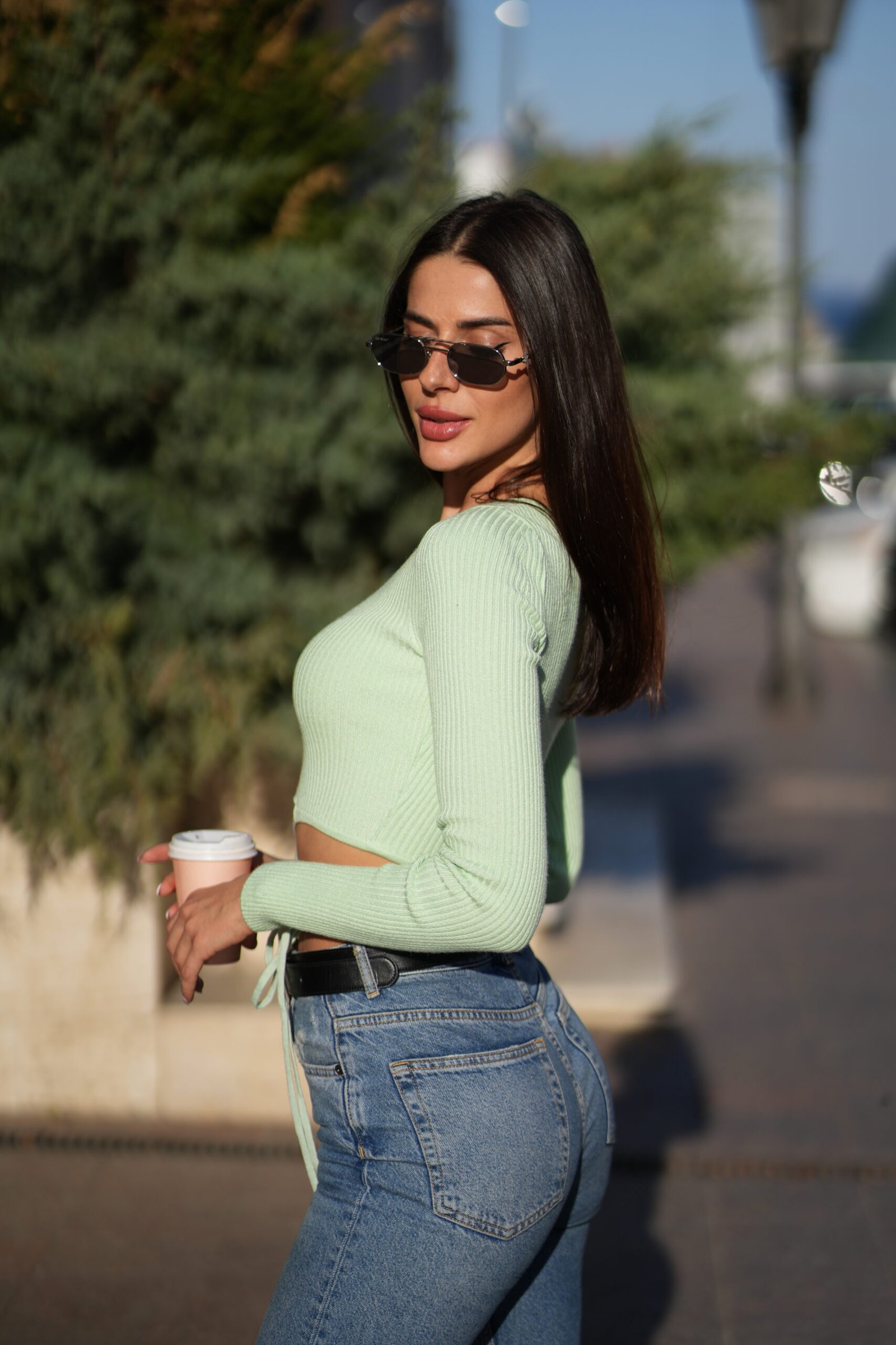 Knitted Long with ties - Image 2