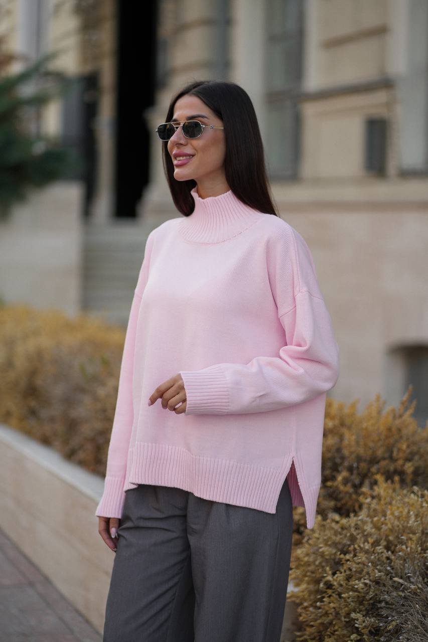 Knitted basic sweater Soft - Image 5