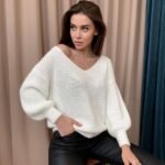 Knitted sweater fang