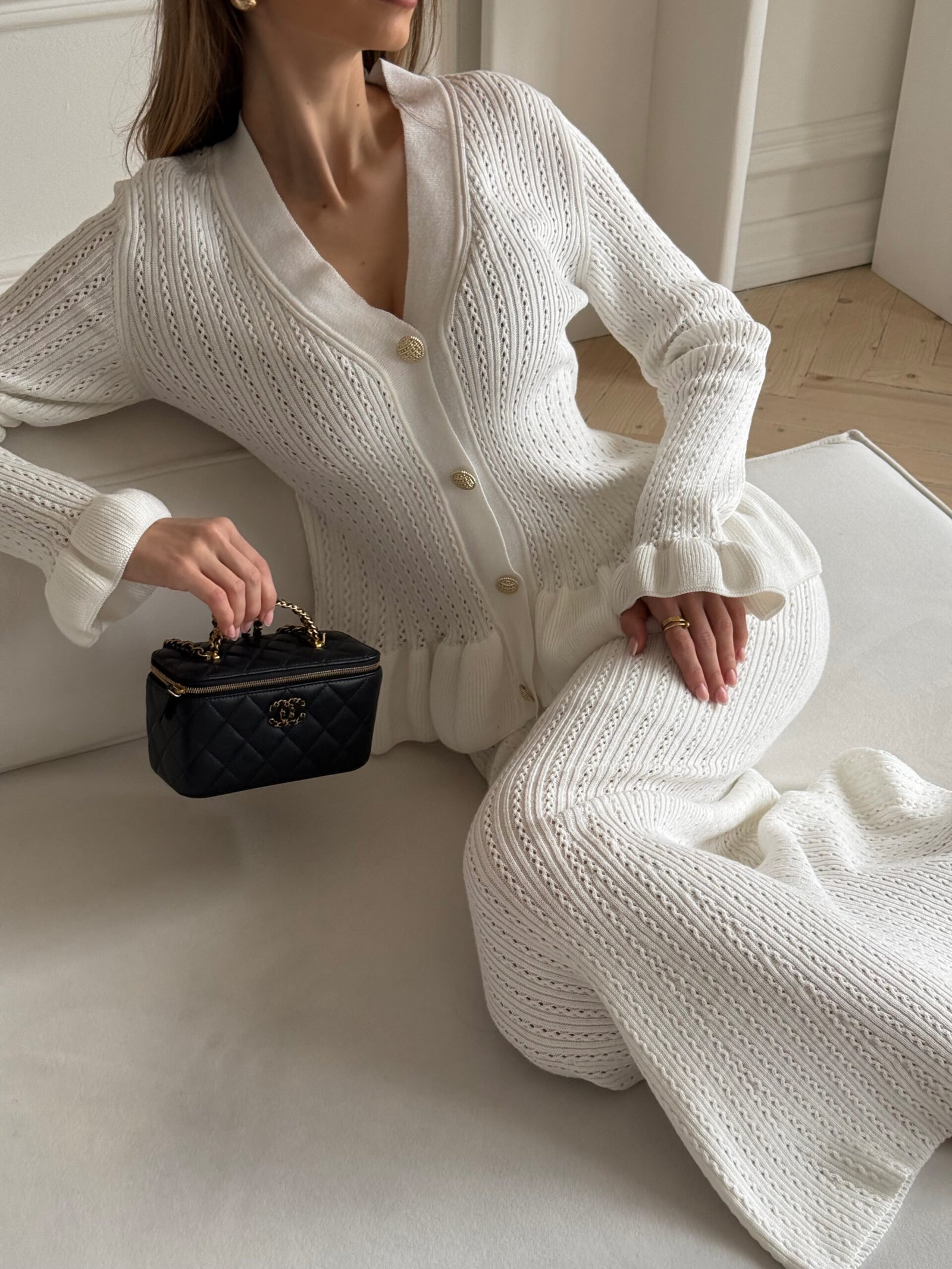 Stylish knitted suit Armina - Image 8